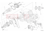 DUCATI 2018 Scrambler Desert Sled VERTICAL CYLINDER HEAD - TIMING
