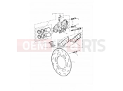TRIUMPH THUNDERBIRD Front Brake Caliper and Disc