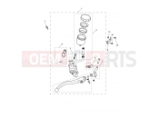 TRIUMPH Tiger 1200 Rally Explorer front brake master cylinder