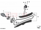 BMW Motorrad BMW 2018 C-Models C 400 X (0C09, 0C19) Timing-valve train-Timing chain / Camshaft