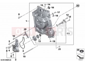 BMW Motorrad BMW 2018 C-Models C 400 X (0C09, 0C19) Engine housing cover, right