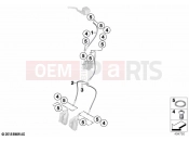 BMW Motorrad BMW 2018 C-Models C 400 X (0C09, 0C19) Brake lines, front 2