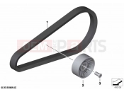 BMW Motorrad BMW 2018 C-Models C 400 X (0C09, 0C19) CVT belt