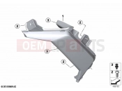 BMW Motorrad BMW 2018 C-Models C 400 X (0C09, 0C19) Trim turn indicator