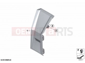 BMW Motorrad BMW 2018 C-Models C 400 X (0C09, 0C19) Cover, trim panel holder