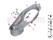 BMW Motorrad BMW 2018 C-Models C 400 X (0C09, 0C19) Luggage compartment floor