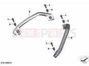 BMW Motorrad BMW 2018 C-Models C 400 X (0C09, 0C19) Handle rear