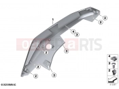 BMW Motorrad BMW 2018 C-Models C 400 X (0C09, 0C19) Luggage compartment trim