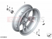 BMW Motorrad BMW 2018 C-Models C 400 X (0C09, 0C19) Rear wheel