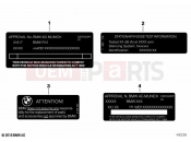 BMW Motorrad BMW 2018 C-Models C 400 X (0C09, 0C19) Signs Australia