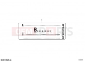 BMW Motorrad BMW 2018 C-Models C 400 X (0C09, 0C19) Sign brake