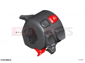 BMW Motorrad BMW 2018 C-Models C 400 X (0C09, 0C19) Multifunction switch left button black | Multifunction switch left button black