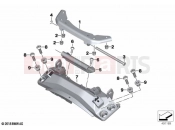 BMW Motorrad BMW 2018 C-Models C 400 X (0C09, 0C19) Seat, hinge