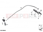 BMW Motorrad BMW 2018 C-Models C 400 X (0C09, 0C19) Seat bench locking system 2