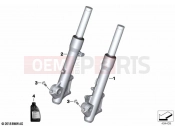 BMW Motorrad BMW 2018 C-Models C 400 X (0C09, 0C19) Fork leg | Fork leg