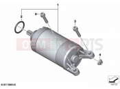 BMW Motorrad BMW 2018 C-Models C 400 X (0C09, 0C19) Starter 2