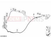 BMW Motorrad BMW 2018 C-Models C 400 X (0C09, 0C19) Brake lines, front 2 2