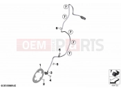BMW Motorrad BMW 2018 C-Models C 400 X (0C09, 0C19) Speed sensor, front | Speed sensor, front