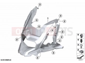 BMW Motorrad BMW 2018 C-Models C 400 X (0C09, 0C19) Front panel | Front panel