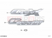 BMW Motorrad BMW 2018 C-Models C 400 X (0C09, 0C19) Lettering 2