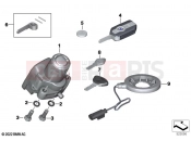 BMW Motorrad BMW 2018 C-Models C 400 X (0C09, 0C19) Radio-controlled locking system 2