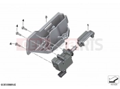 BMW Motorrad BMW 2018 C-Models C 400 X (0C09, 0C19) Central locking actuator 2 | Central locking actuator 2
