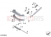 BMW Motorrad BMW 2018 C-Models C 400 X (0C09, 0C19) Seat bench locking system 2 2