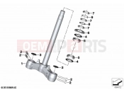 BMW Motorrad BMW 2018 C-Models C 400 X (0C09, 0C19) Fork bridge | Fork bridge