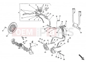 DUCATI Monster 600 FRONT BRAKE SYSTEM DOUBLE DISC » BRAKING SYSTEM