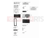 TRIUMPH Rocket 3 GT Warning labels