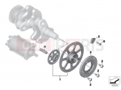 Starter motor release, reduction gear - BMW Motorrad F 900 R (0K11, 0K13) 2024