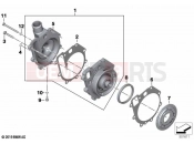 Coolant pump with drive - BMW Motorrad F 900 R (0K11, 0K13) 2024