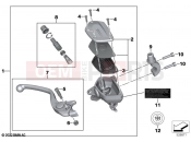 Control assembly fitting - BMW Motorrad F 900 R (0K11, 0K13) 2024