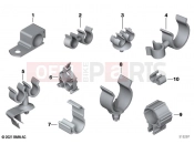 Cable clips, hose supports - BMW Motorrad F 900 R (0K11, 0K13) 2024