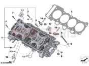 Cylinder head - BMW Motorrad S 1000 RR 15 (0D40) 2016