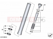 Stanchion - BMW Motorrad S 1000 RR 15 (0D40) 2016