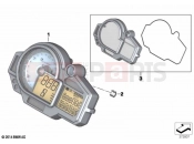 Instrument cluster - BMW Motorrad S 1000 RR 15 (0D40) 2016