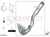 HP titanium exhaust system - BMW Motorrad S 1000 RR 15 (0D40) 2016