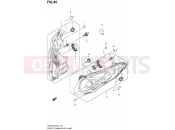 49 - FRONT COMBINATION LAMP (AN400ZAL2 E02) - Suzuki AN400A L2 (2012) Burgman 400 (E19, E24)