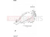 80 - FRAME COVER (AN400L2 E19) - Suzuki AN400A L2 (2012) Burgman 400 (E19, E24)