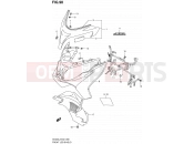 90 - FRONT LEG SHIELD (AN400ZAL2 E02) - Suzuki AN400A L2 (2012) Burgman 400 (E19, E24)