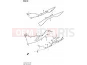 96 - SIDE LEG SHIELD (AN400AL2 E19) - Suzuki AN400A L2 (2012) Burgman 400 (E19, E24)