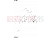 106 - FRONT FENDER (AN400L2 E19) - Suzuki AN400A L2 (2012) Burgman 400 (E19, E24)