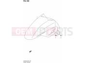 108 - FRONT FENDER (AN400AL2 E24) - Suzuki AN400A L2 (2012) Burgman 400 (E19, E24)