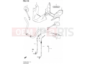 116 - HANDLEBAR (AN400ZAL2 E02) - Suzuki AN400A L2 (2012) Burgman 400 (E19, E24)