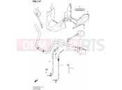 117 - HANDLEBAR (AN400ZAL2 E19) - Suzuki AN400A L2 (2012) Burgman 400 (E19, E24)