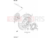160 - FRONT WHEEL (AN400L2 E02) - Suzuki AN400A L2 (2012) Burgman 400 (E19, E24)