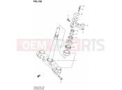 158 - STEERING STEM (AN400ZAL2 E19) - Suzuki AN400A L2 (2012) Burgman 400 (E19, E24)