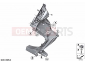Front panel carrier | Front panel carrier - BMW Motorrad C 400 GT (0C06, 0C16) 2019
