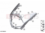Upper trim section | Upper trim section - BMW Motorrad C 400 GT (0C06, 0C16) 2018